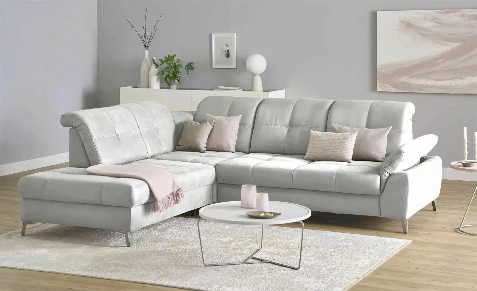 medium Ecksofa  Planova II ¦ grau ¦ Maße (cm): B: 282 H: 114 T: 241.0 Polst günstig online kaufen