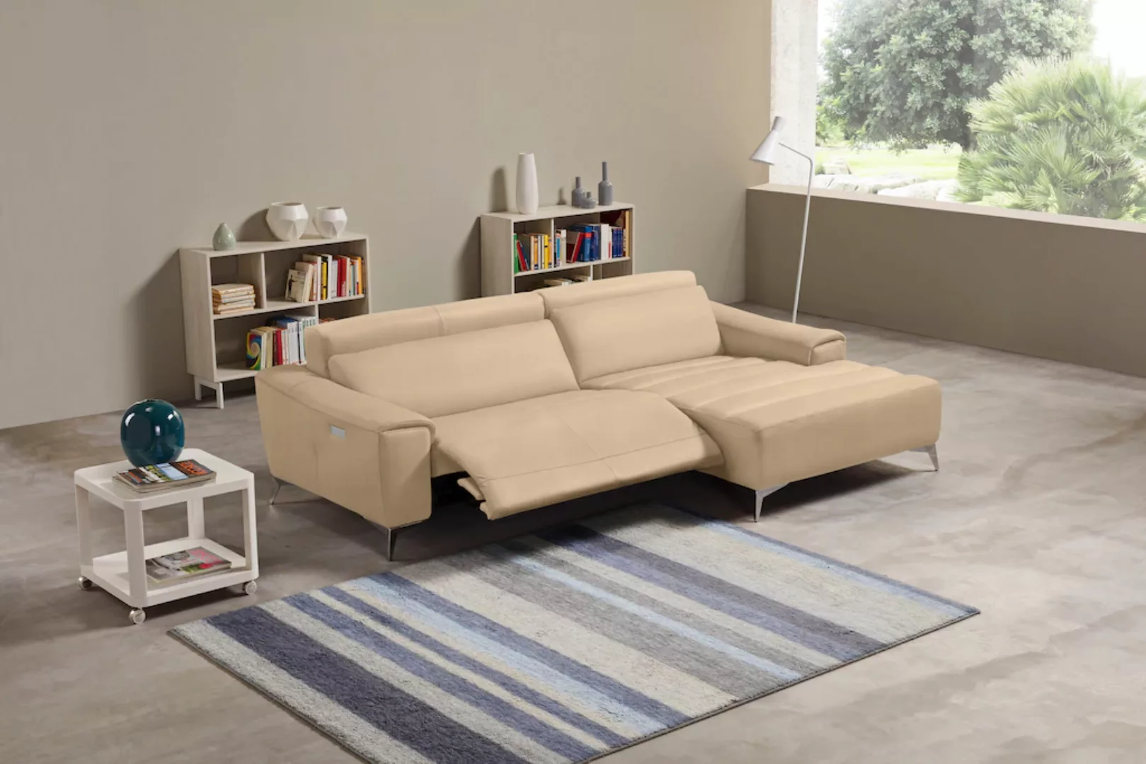 Egoitaliano Ecksofa "Suzette, Designsofa mit hohem Sitzkomfort", mit Recami günstig online kaufen