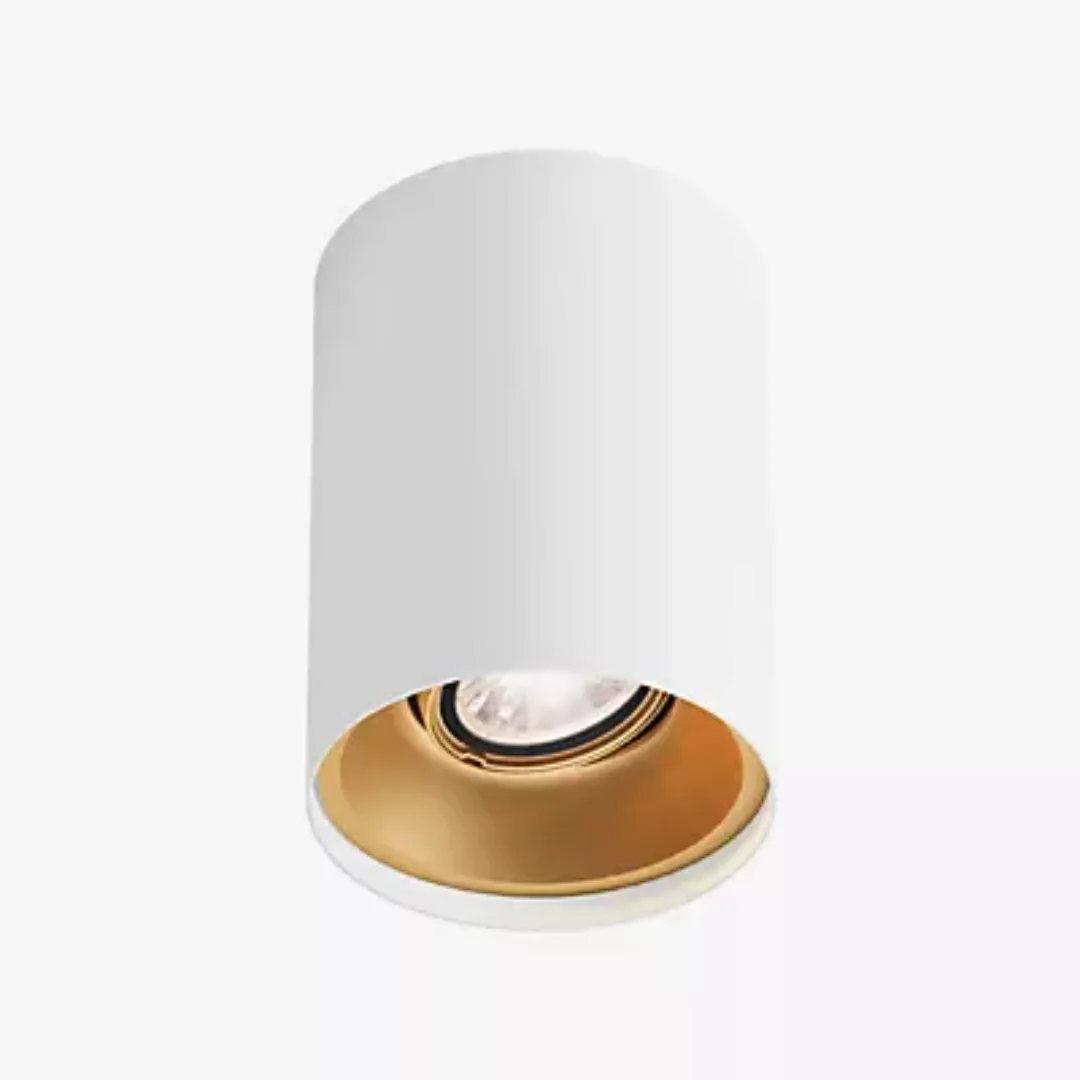 Wever & Ducré Solid 1.0 Spot LED, weiß/gold, 3.000 K günstig online kaufen