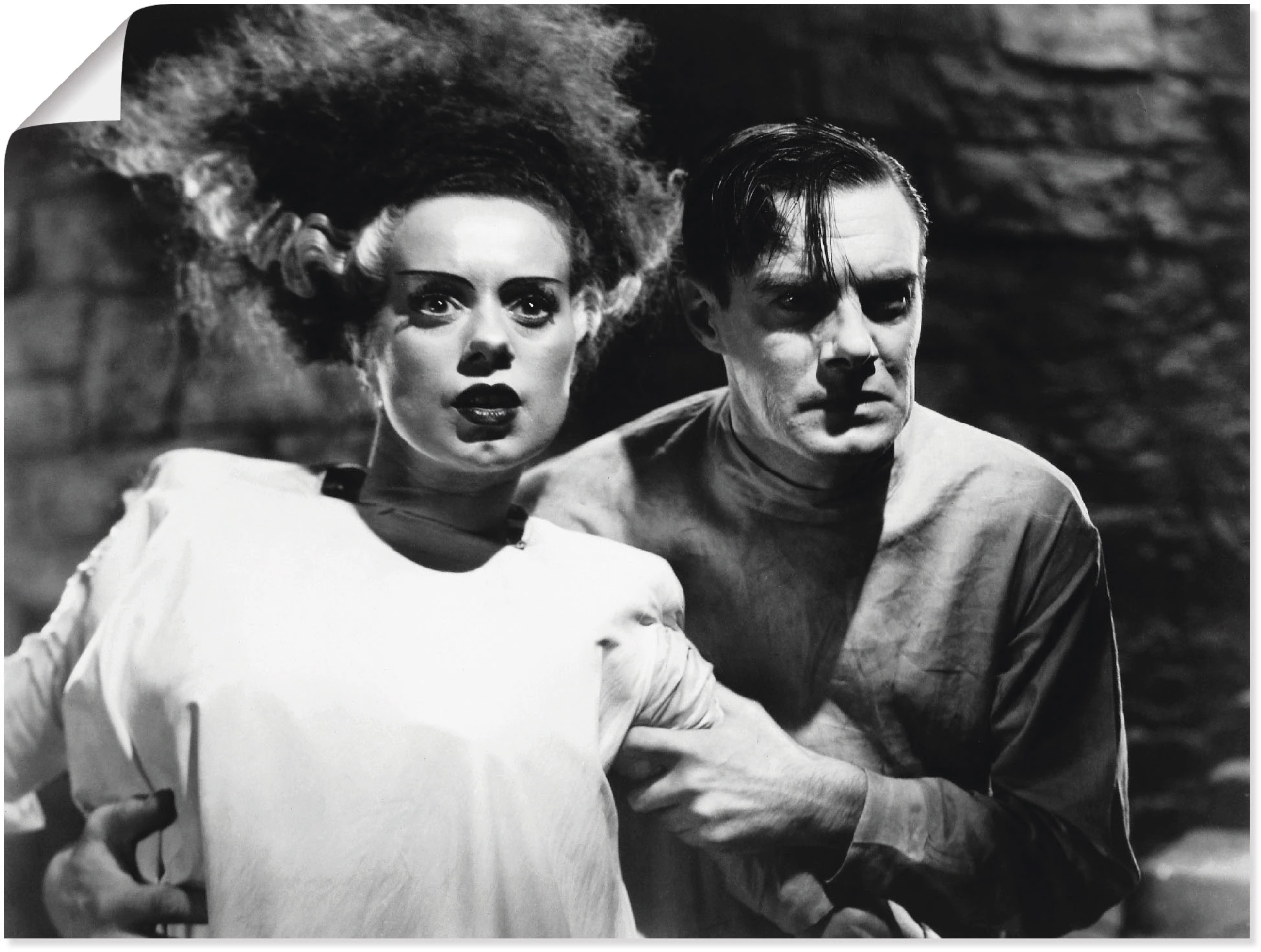 Artland Poster "Frankensteins Braut", Stars, (1 St.), als Alubild, Leinwand günstig online kaufen