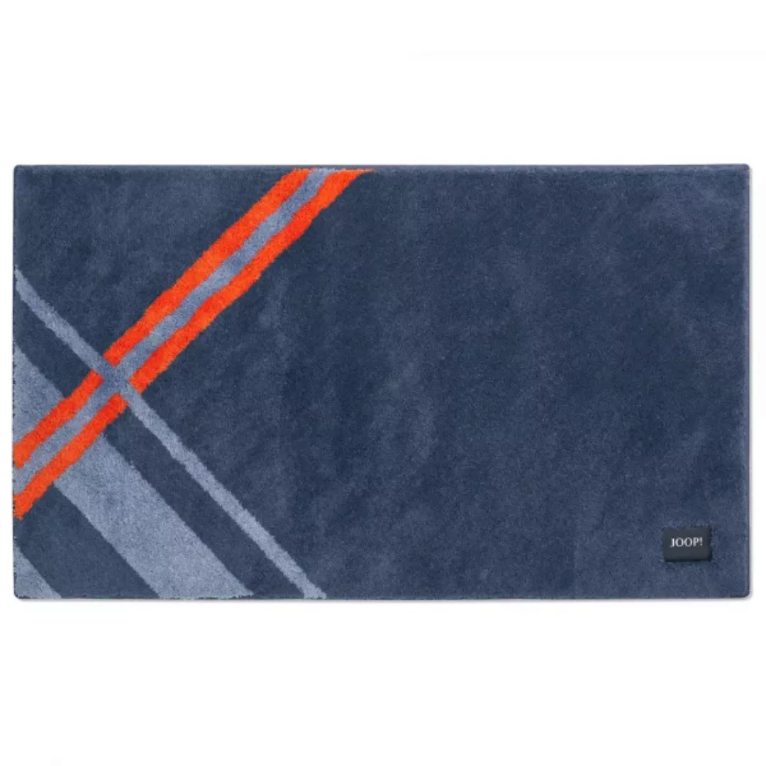 JOOP Badteppich Checks 288 - Farbe: Navy - 043 - 70x120 cm günstig online kaufen