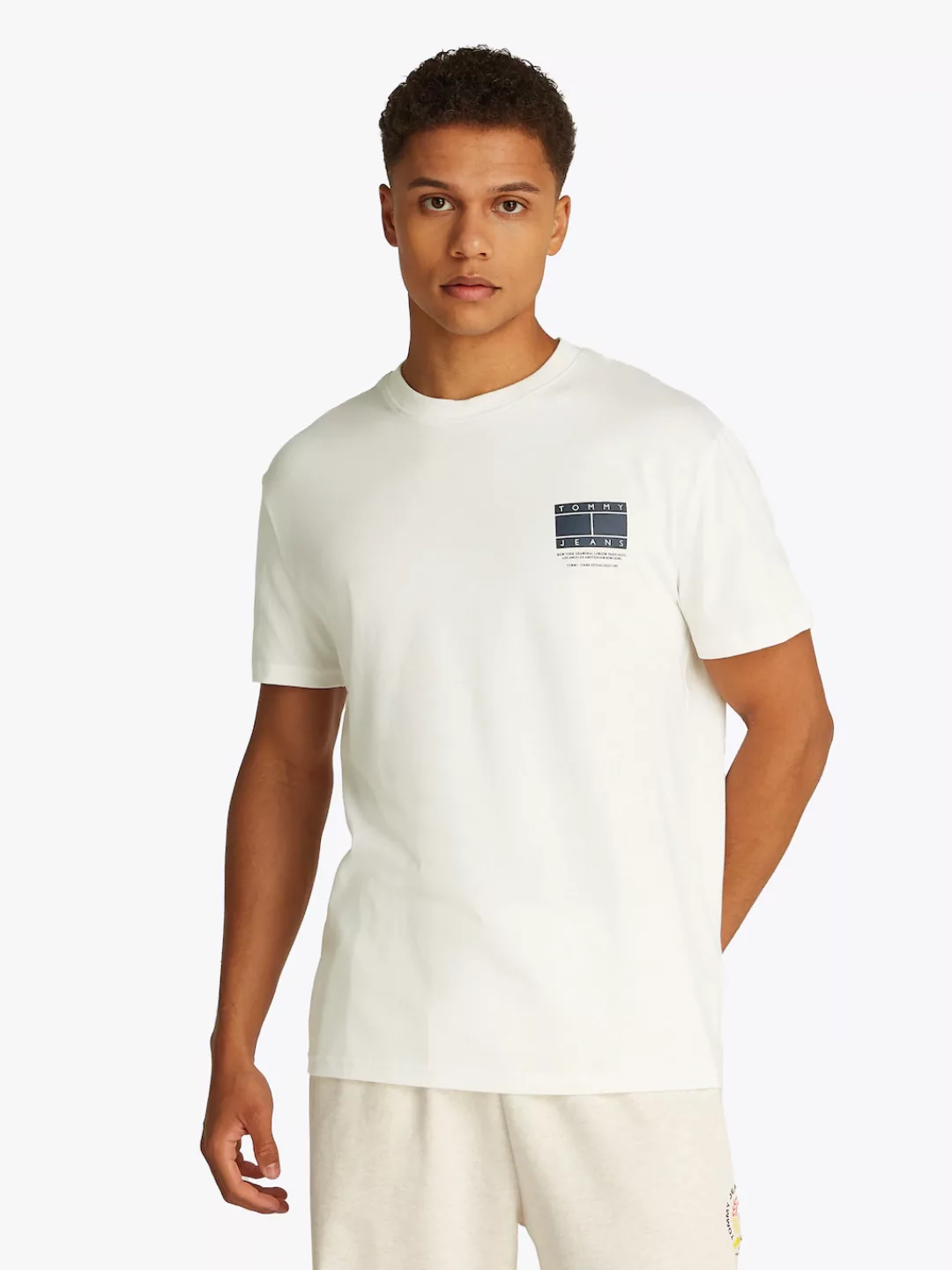 Tommy Jeans T-Shirt "TJM REG DNA GRAPHIC TEE EXT", mit kontrastfarbenen Pri günstig online kaufen