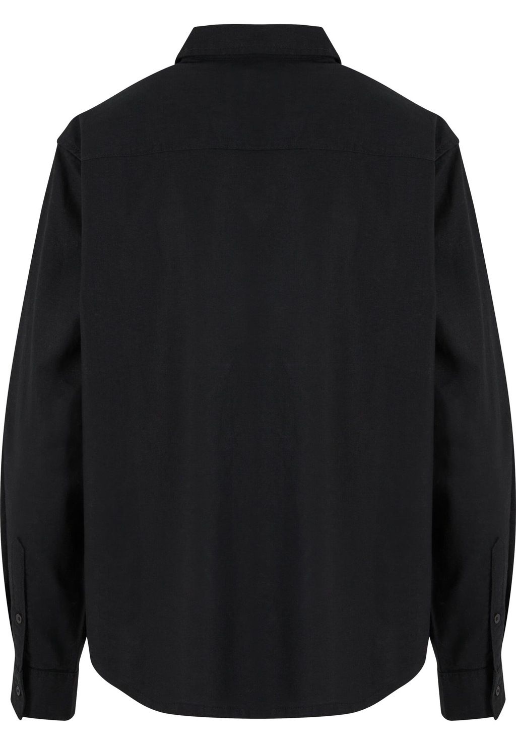 URBAN CLASSICS Langarmhemd "Urban Classics Damen Ladies Linen Mixed Oversiz günstig online kaufen