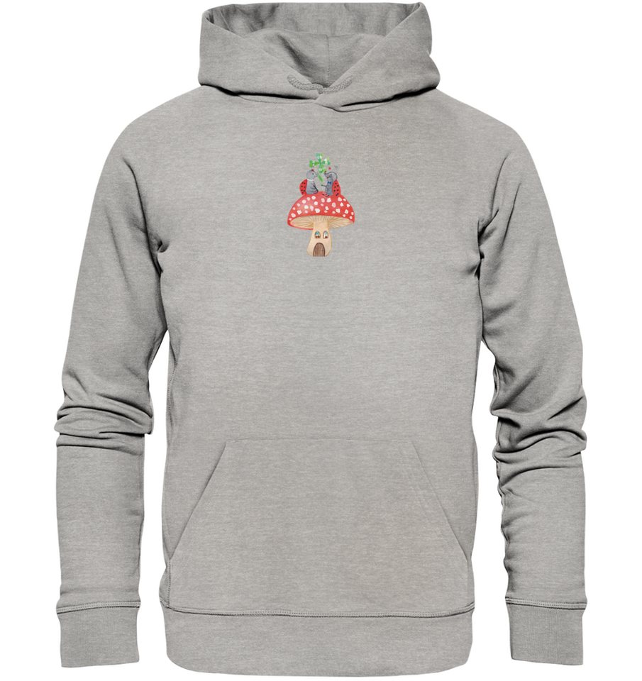 Mr. & Mrs. Panda Hoodie Marienkäfer Fliegenpilz Größe XS - Heather Grey - G günstig online kaufen