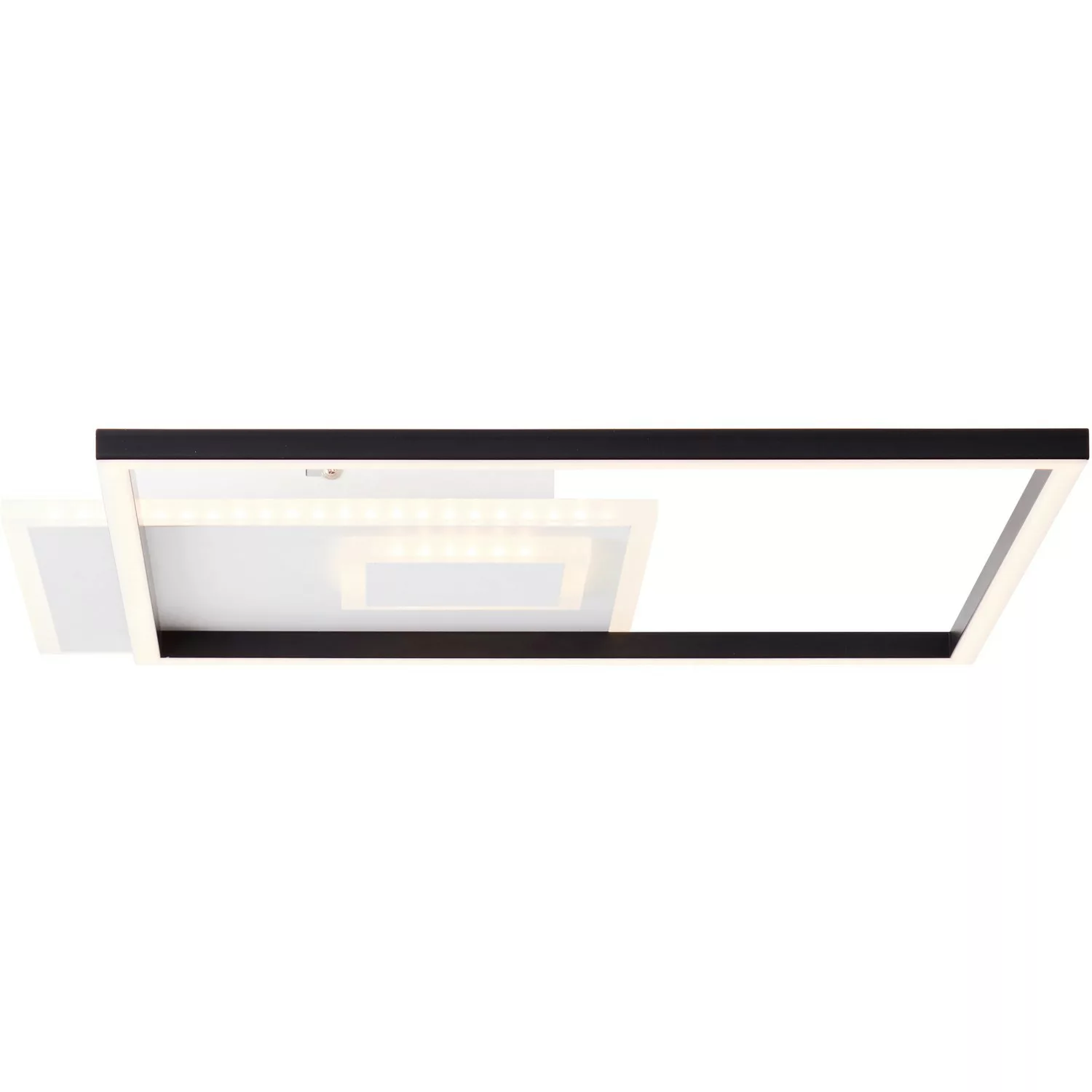 LED Deckenleuchte Iorgo in Schwarz und Weiß 3x 13,3W 4300lm günstig online kaufen