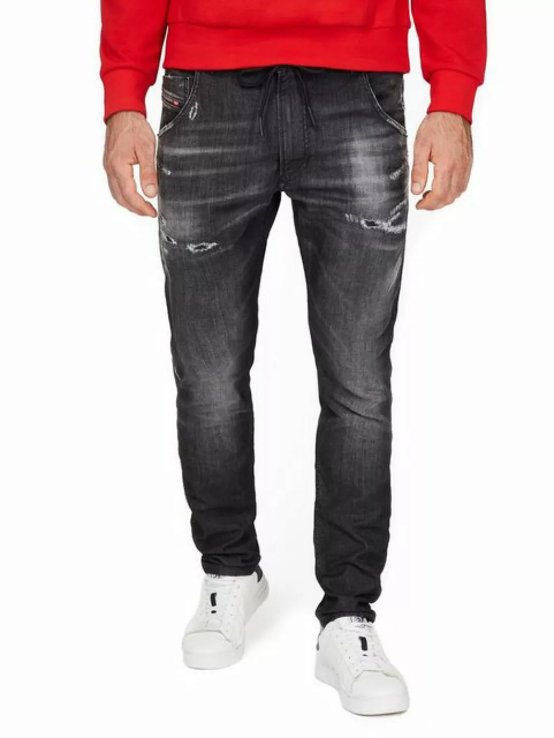 Diesel Tapered-fit-Jeans Röhren Stretch JoggJeans - Krooley 09B53 günstig online kaufen