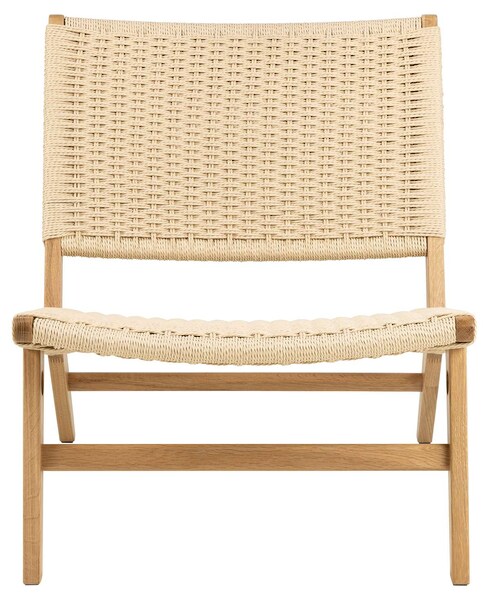 ACTONA GROUP Loungesessel "Carson", Eiche, minimalistischer Stil, erhältlic günstig online kaufen