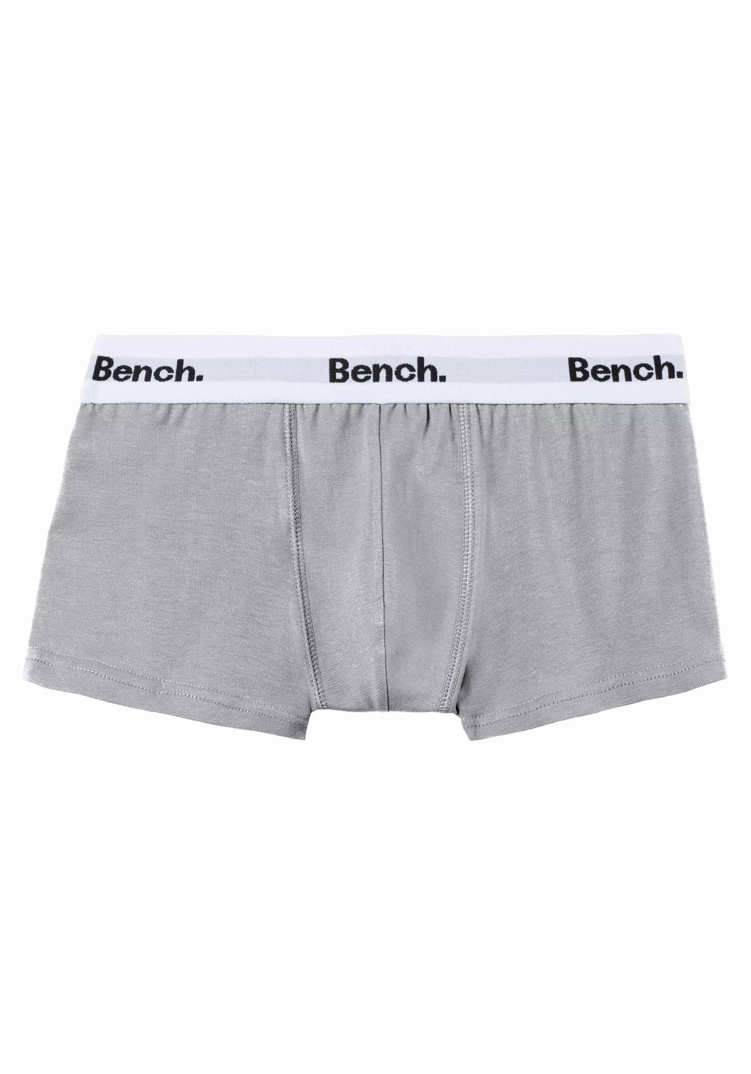 Bench. Boxer, (Packung, 3 St.), mit weißem Bund mit Bench Schriftzug günstig online kaufen