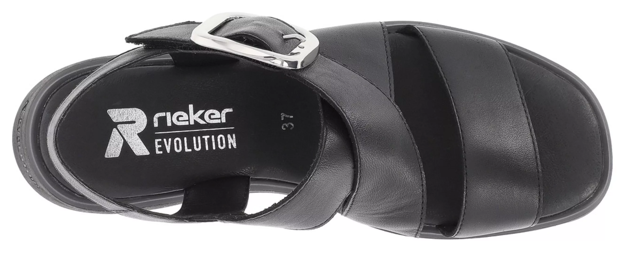 Rieker EVOLUTION Plateausandaletten, Sommerschuh, Sandale, Plateauabsatzmit günstig online kaufen