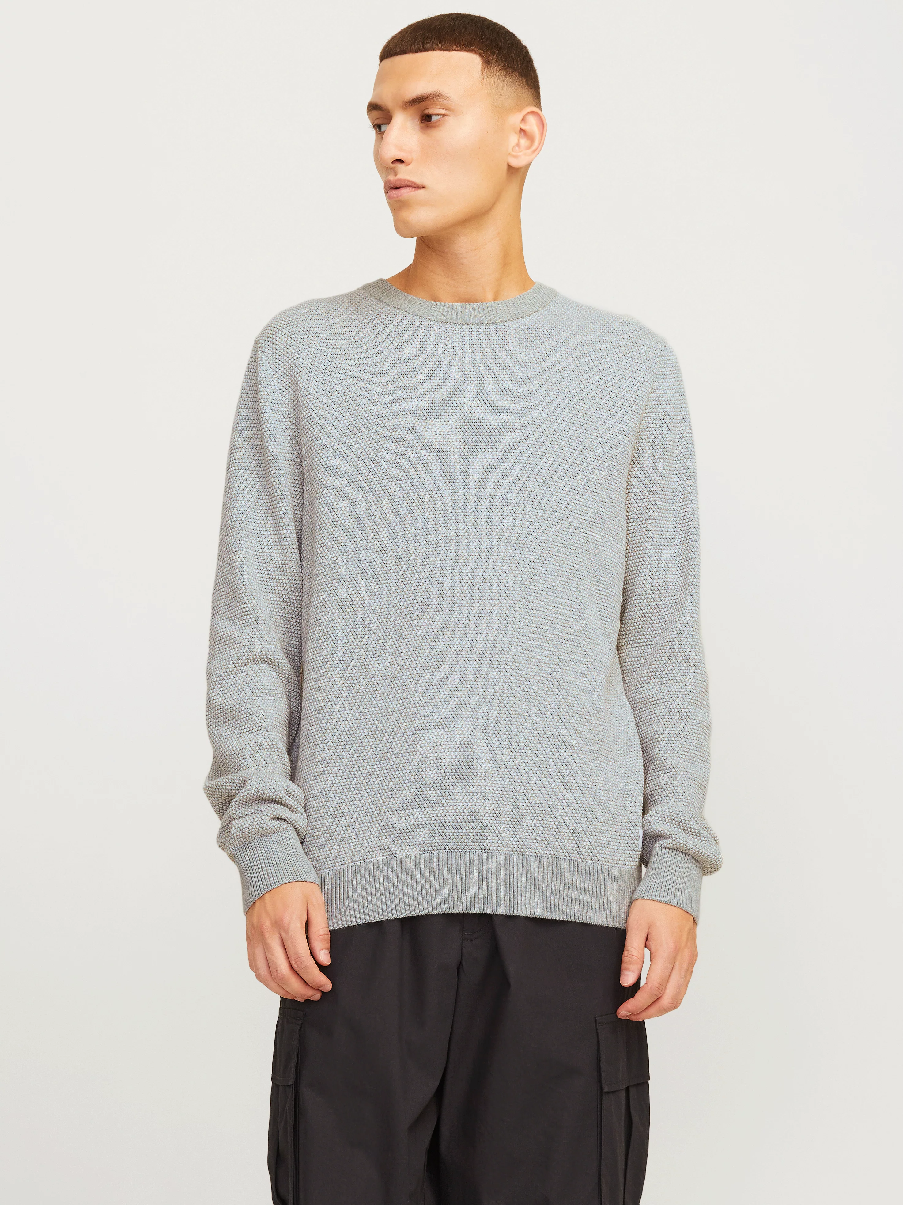 Jack & Jones Rundhalspullover JJEGLOBE KNIT CREW NECK NOOS günstig online kaufen