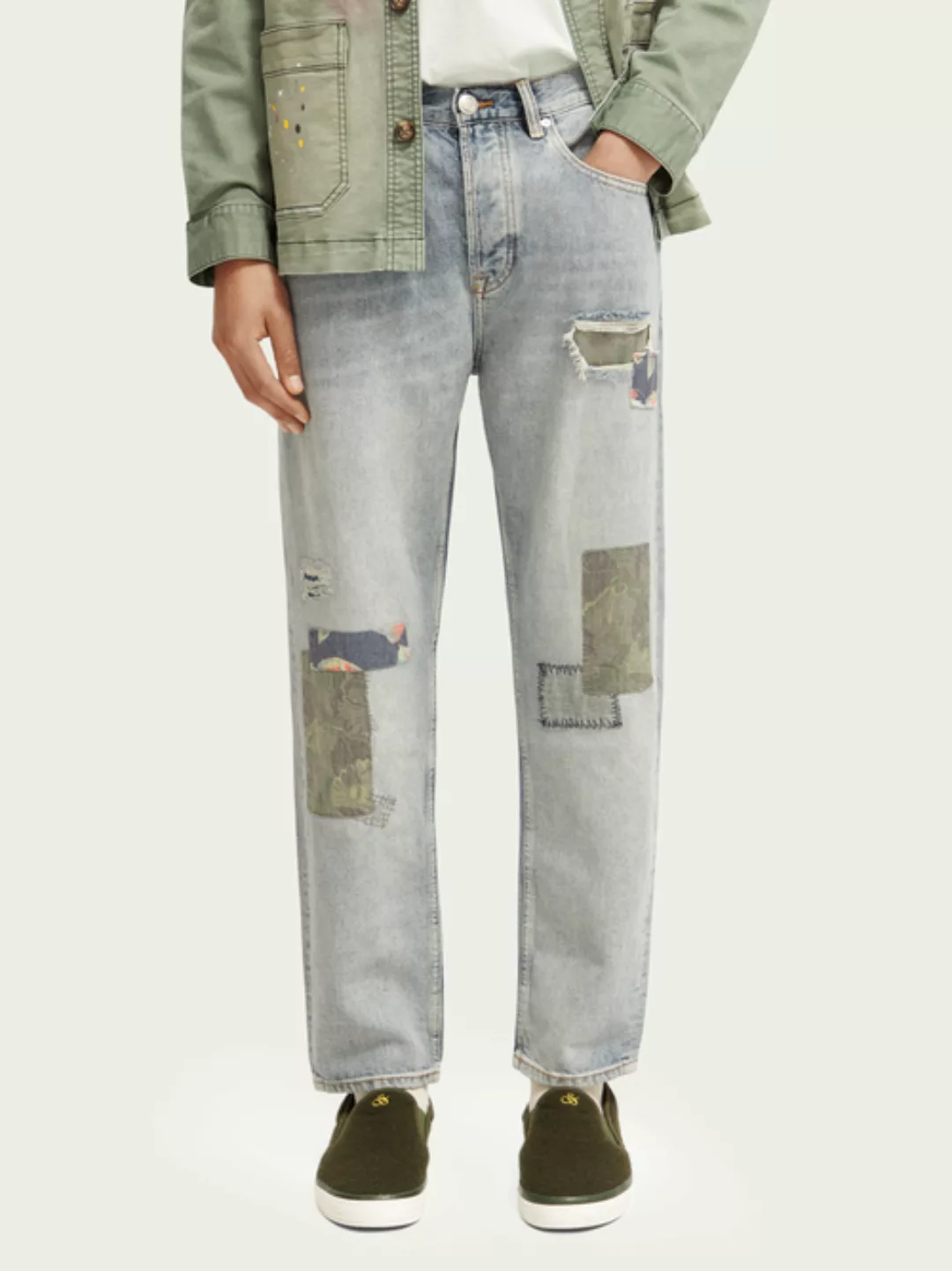 Scotch & Soda The Dean Jeans im Loose Tapered Fit aus einer Premium-Hanfmis günstig online kaufen