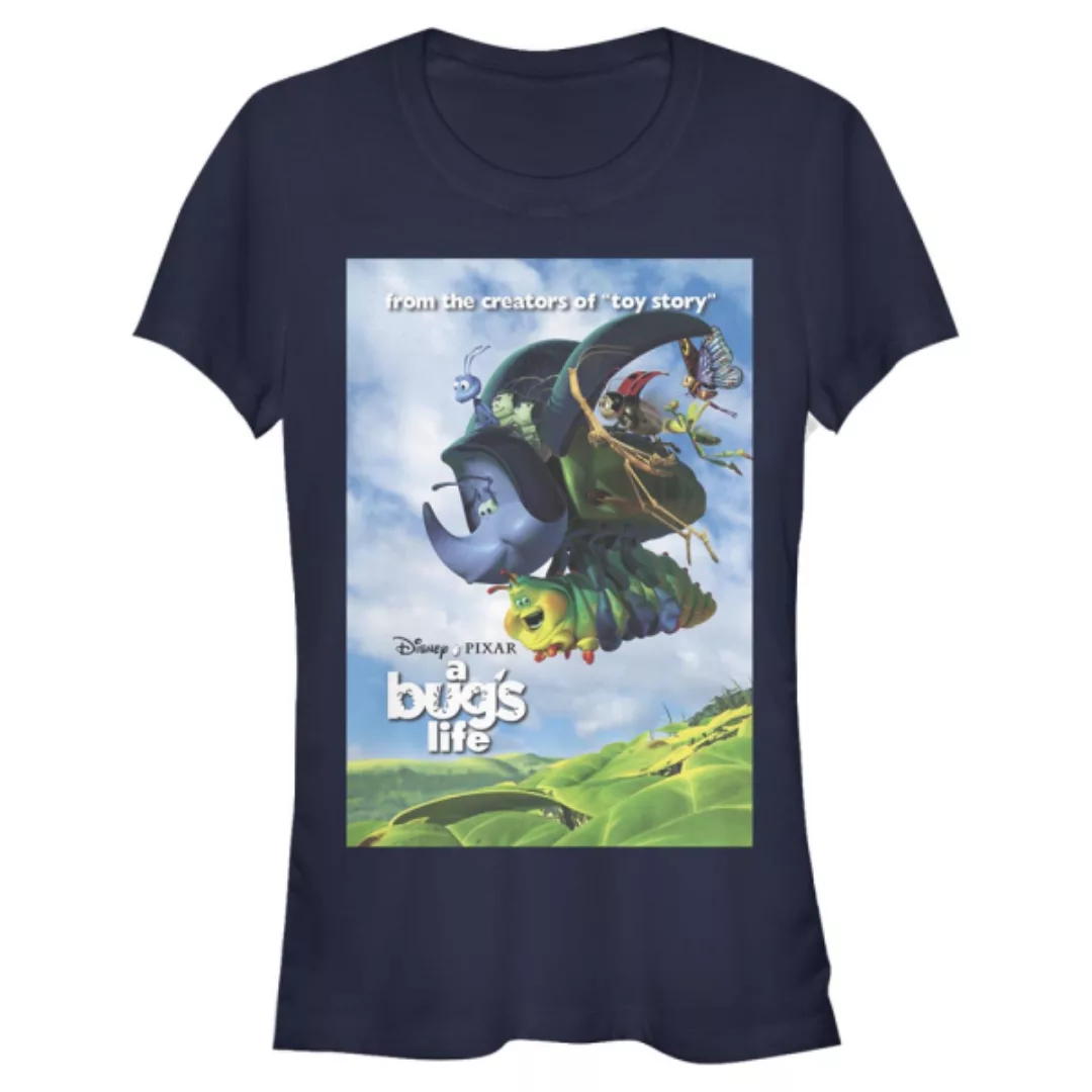 Pixar - Das große Krabbeln - Gruppe Bugs Flying Poster - Frauen T-Shirt günstig online kaufen