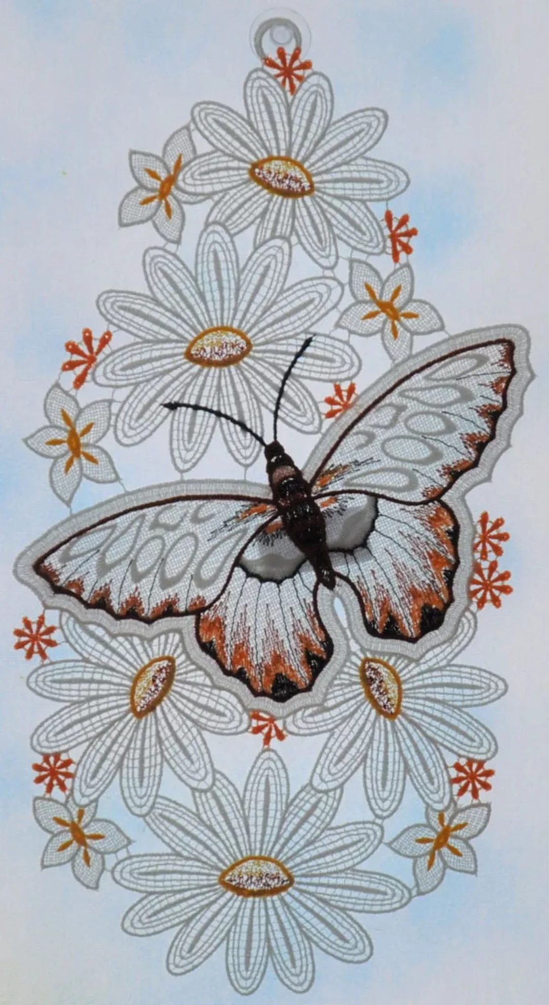 Stickereien Plauen Fensterbild "Schmetterling" günstig online kaufen