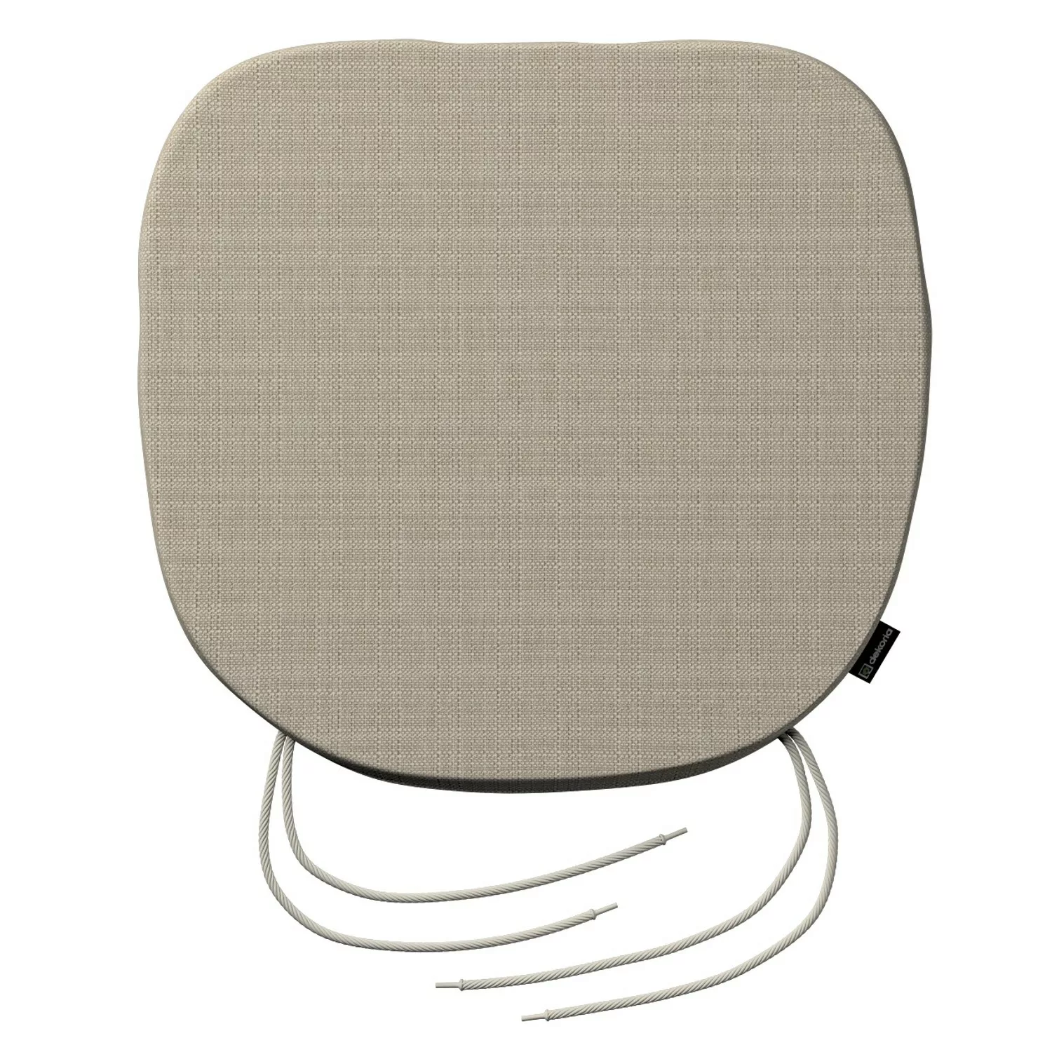 Stuhlkissen Marcus mit Bindeschnur, beige, 40 x 37 x 2,5 cm, Living II (162 günstig online kaufen