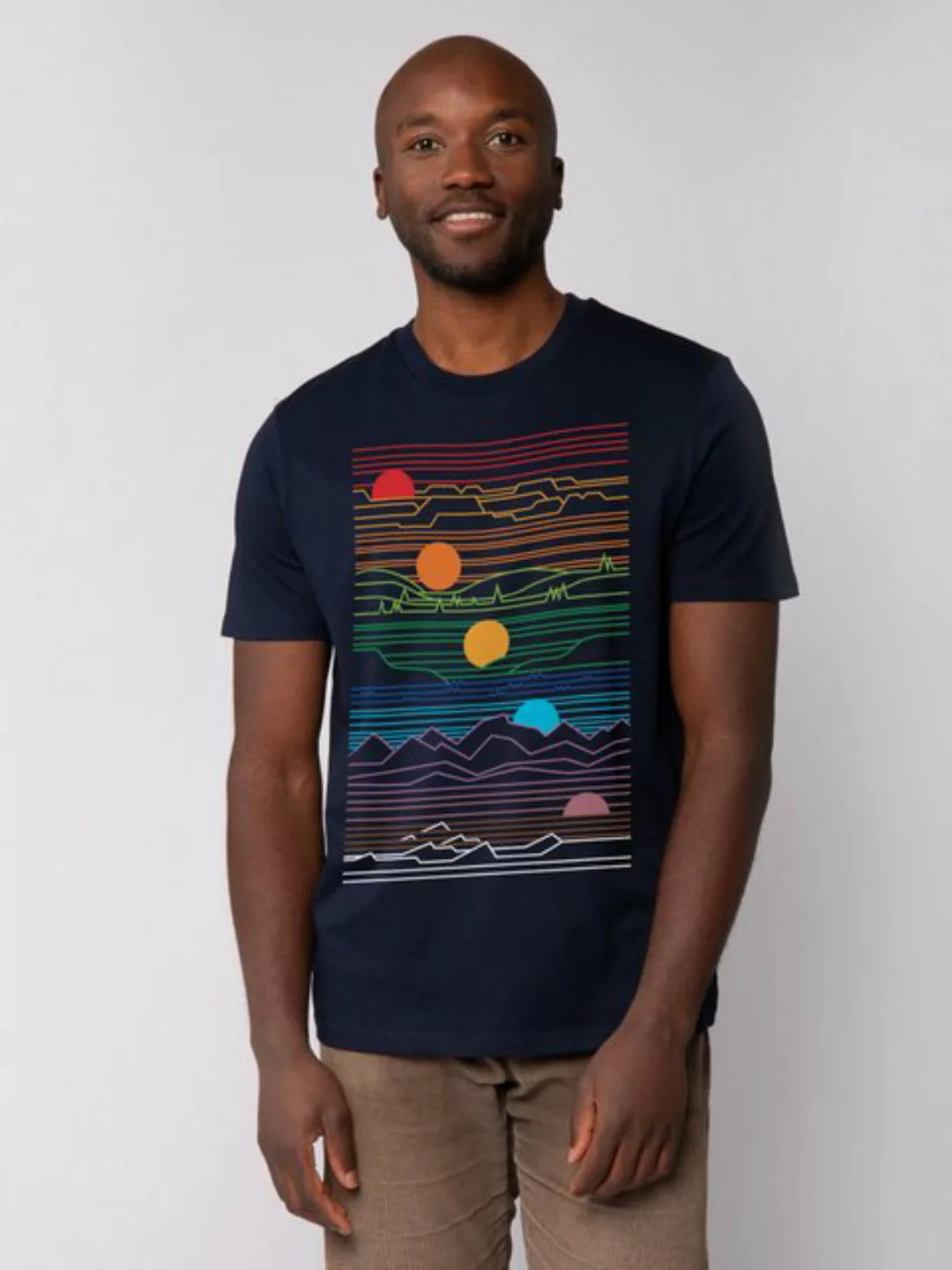 wat? Apparel Print-Shirt Sun And Moon (1-tlg) günstig online kaufen