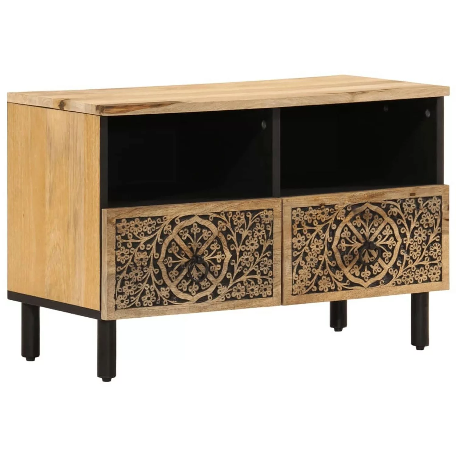 vidaXL TV-Schrank TV-Schrank 70x33x46 cm Massivholz Mango günstig online kaufen