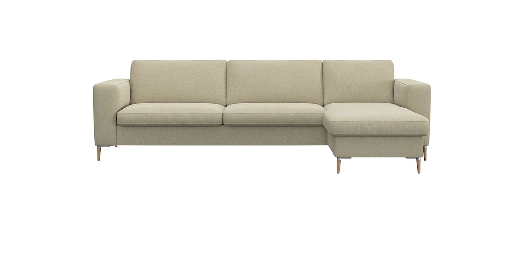 FLEXLUX Ecksofa "Fiore, super Sitzkomfort durch Kaltschaum im Sitz, L-Form" günstig online kaufen