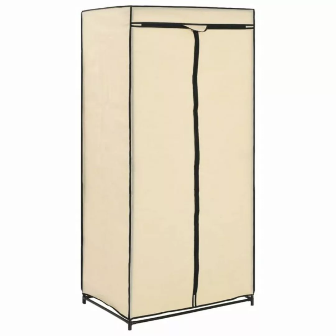 vidaXL Kleiderschrank Kleiderschrank Stoffschrank Faltschrank Creme 7550160 günstig online kaufen