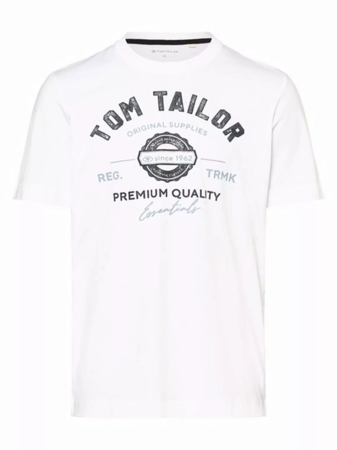 Tom Tailor Herren T-Shirt LOGO - Regular Fit günstig online kaufen