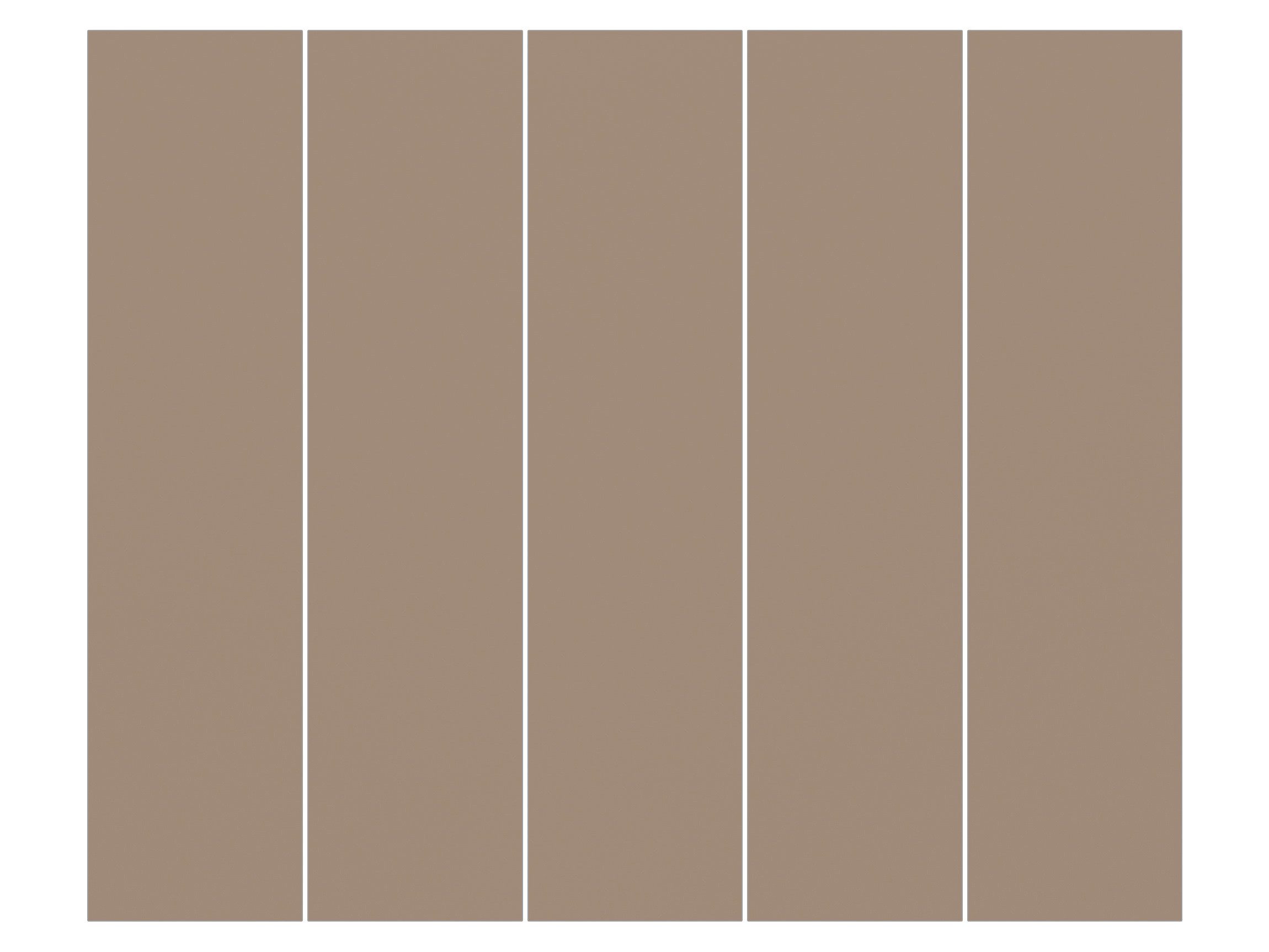 Bilderdepot24 Schiebegardine modern Flächenvorhang blickdicht Mocca, günstig online kaufen