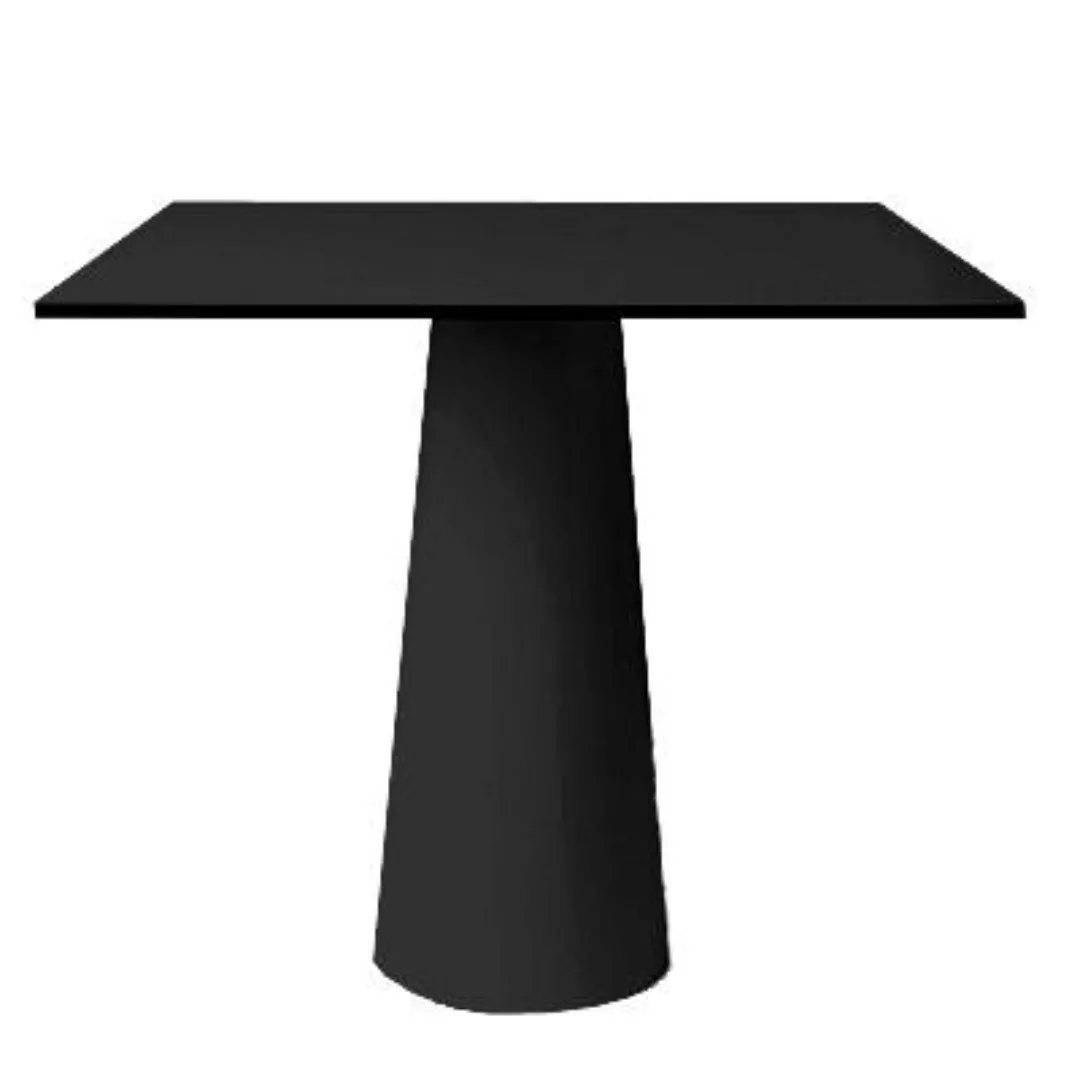 Moooi - Container Tisch quadratisch 70x70cm - schwarz/Laminat/H 70cm günstig online kaufen