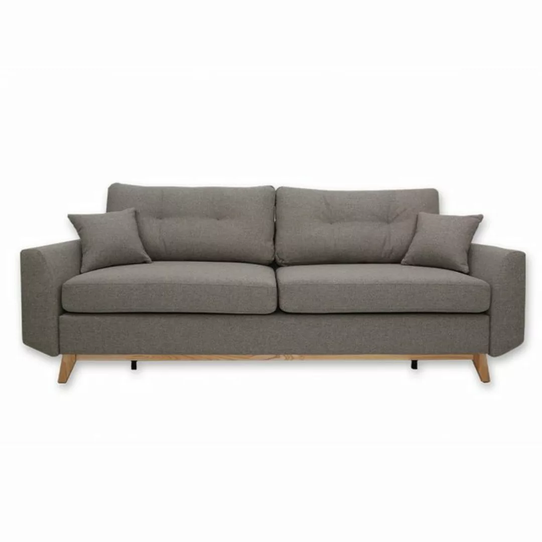 VitaliSpa® Schlafsofa Sidney, Braun, 230 cm günstig online kaufen