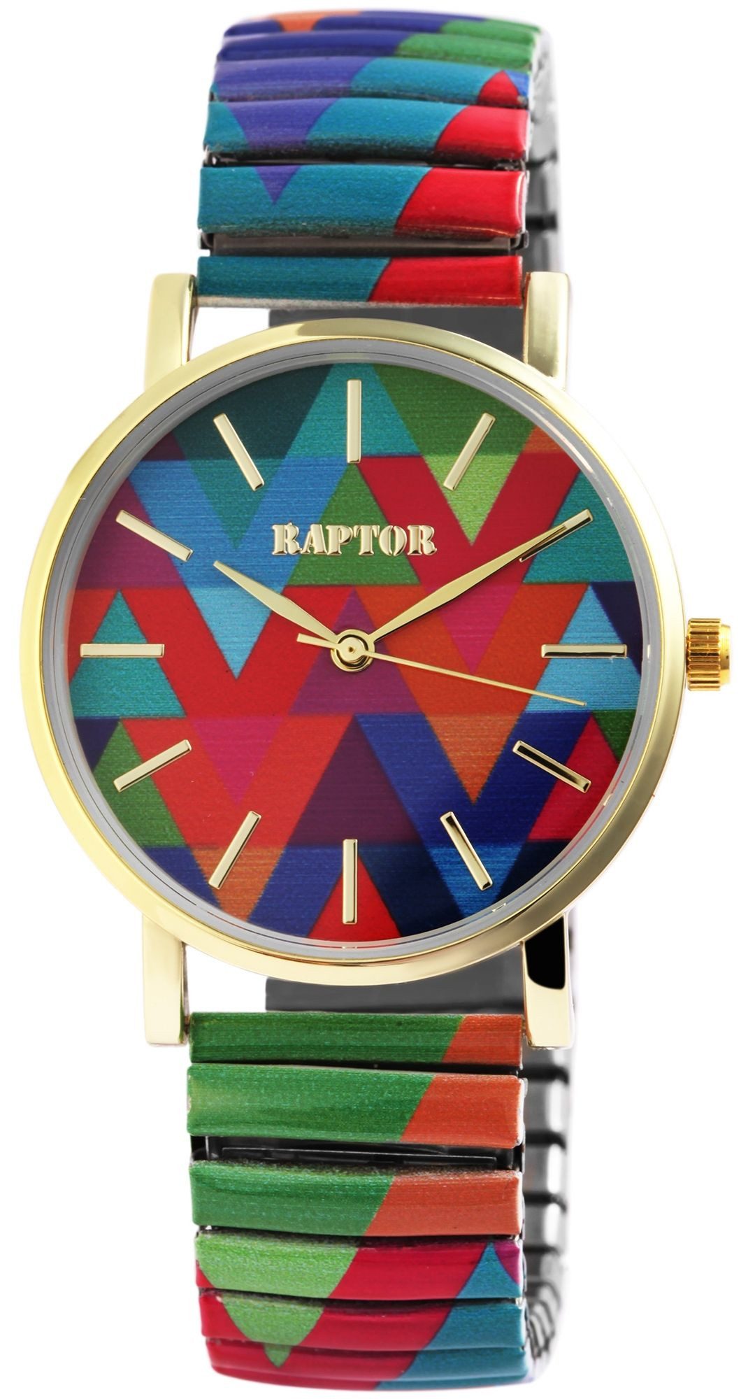 Raptor Quarzuhr Colorful Edition mit Edelstahlzugarmband, günstig online kaufen