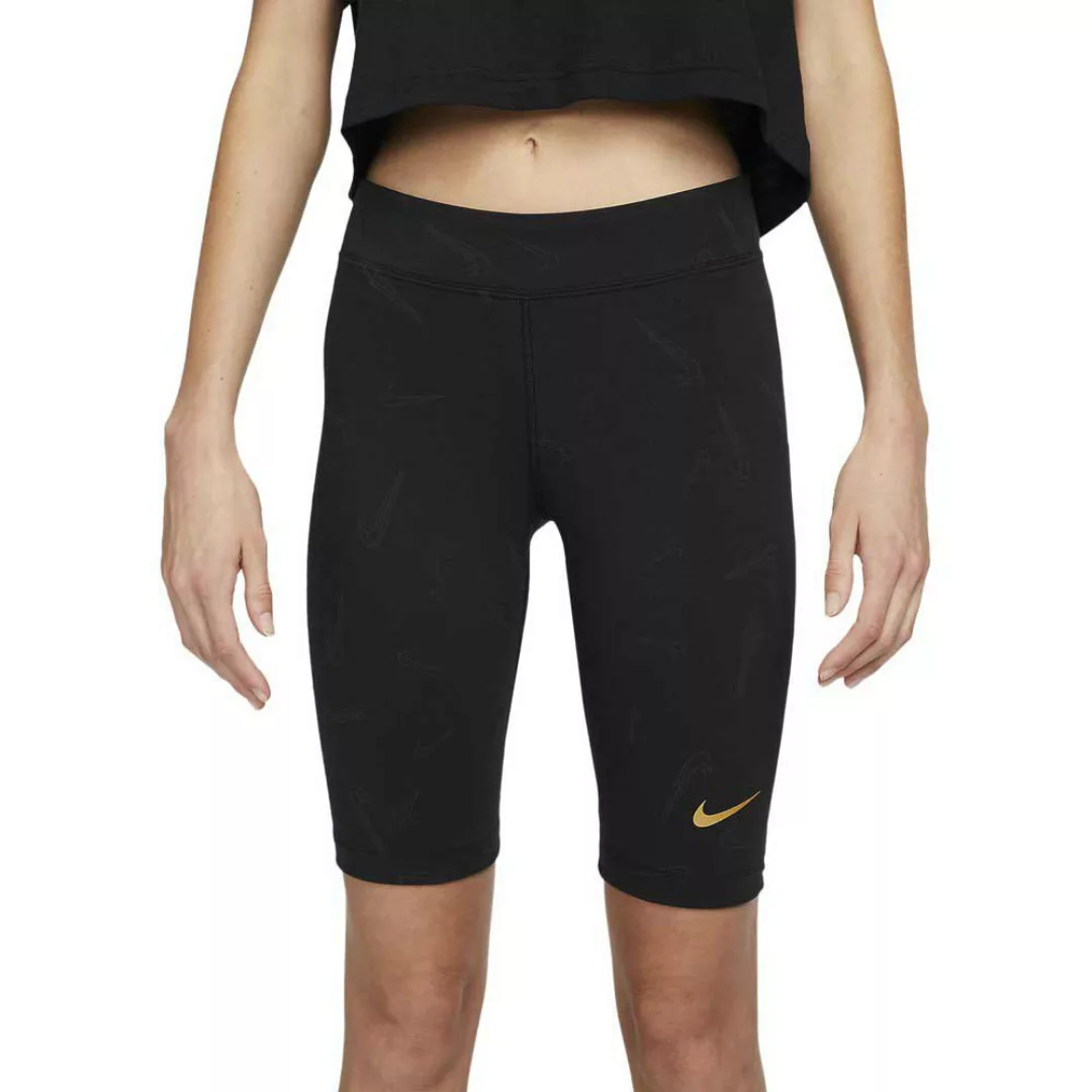 Nike Sportswear Short Aop Print Leggings XS Black günstig online kaufen