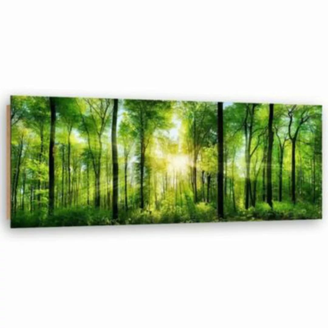 FEEBY® Kunst Sonnenschein Leinwandbilder bunt Gr. 120 x 40 günstig online kaufen