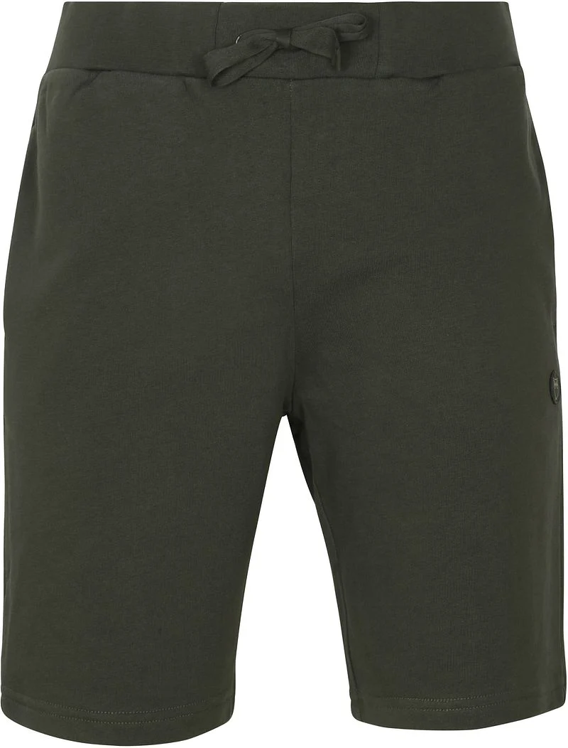 KnowledgeCotton Apparel Teak Sweat Shorts Dunkelgrun - Größe XL günstig online kaufen