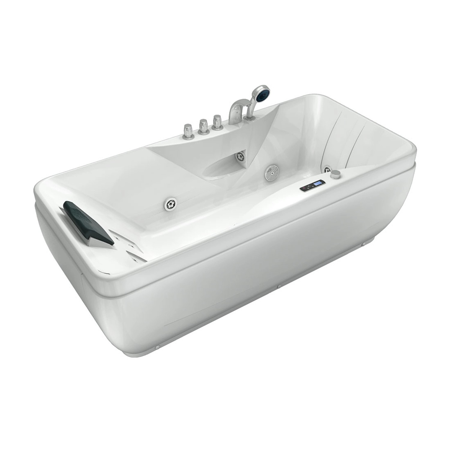 AcquaVapore Whirlpool Vollausstattung Pool Badewanne Wanne W49H-TH-PL-SC 17 günstig online kaufen