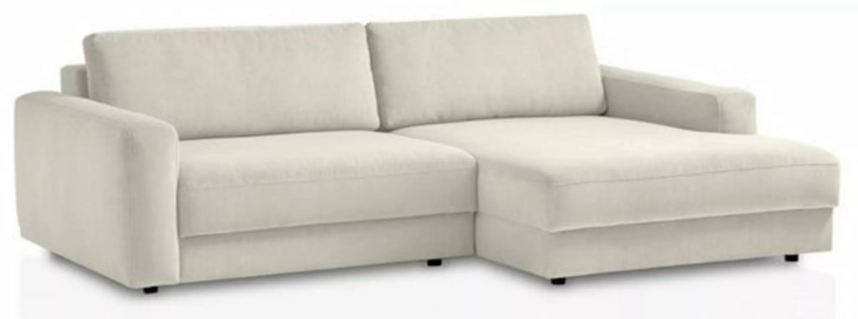 Feldmann-Wohnen Ecksofa Bogota, Bogota 1 Teile, 250x176x84cm creme Recamier günstig online kaufen