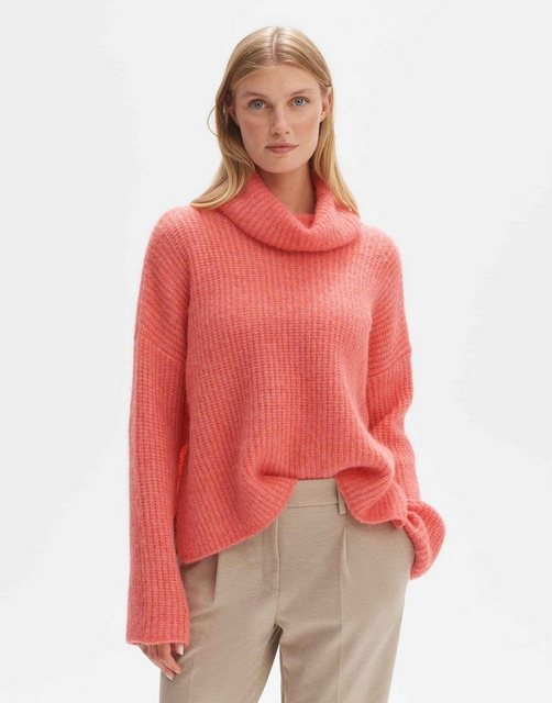 OPUS Strickpullover Parja slit lockere Passform Woll-Mix günstig online kaufen