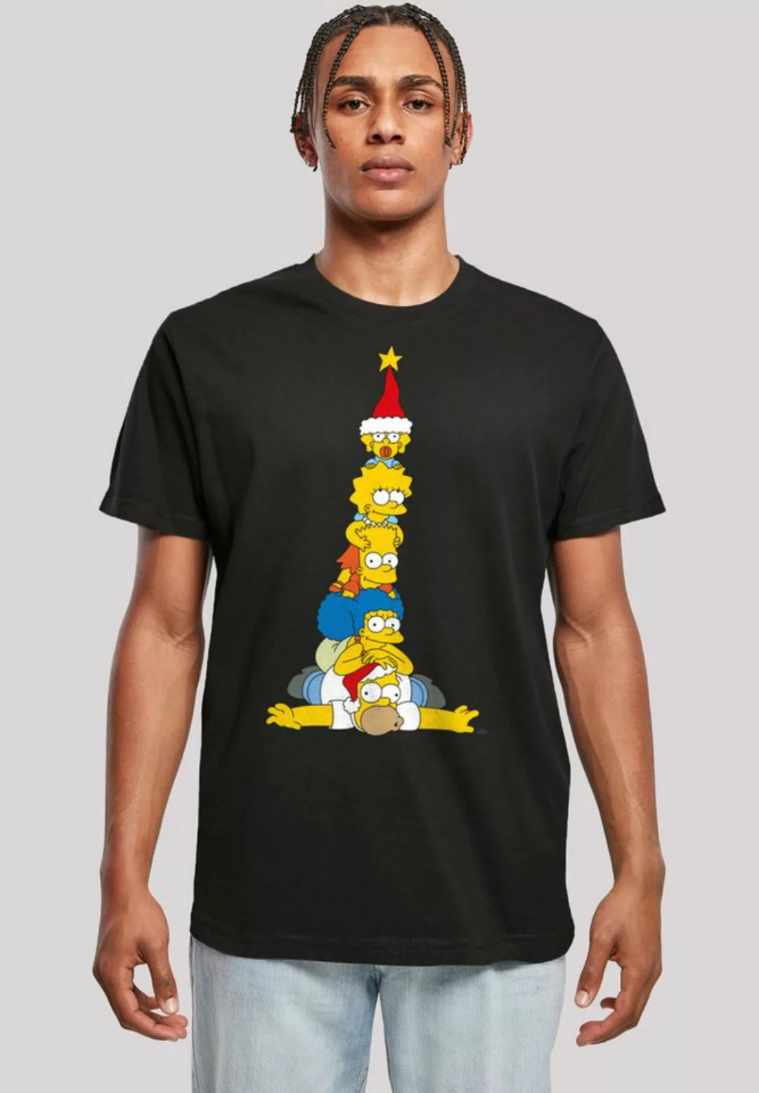 F4NT4STIC T-Shirt "The Simpsons Family Christmas Weihnachtsbaum", Print günstig online kaufen