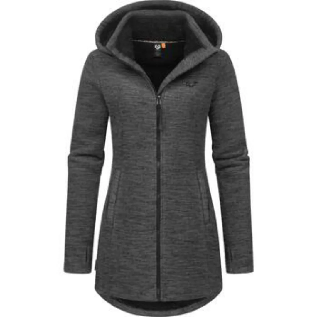 Ragwear Longstrickjacke Leysha Melange Sportliche Kapuzenjacke in melierter günstig online kaufen