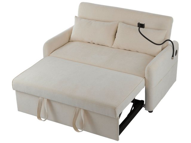 SeedWave Schlafsofa Modernes Chenille-Stoff Doppelschlafsofa, Schlafsofa mi günstig online kaufen