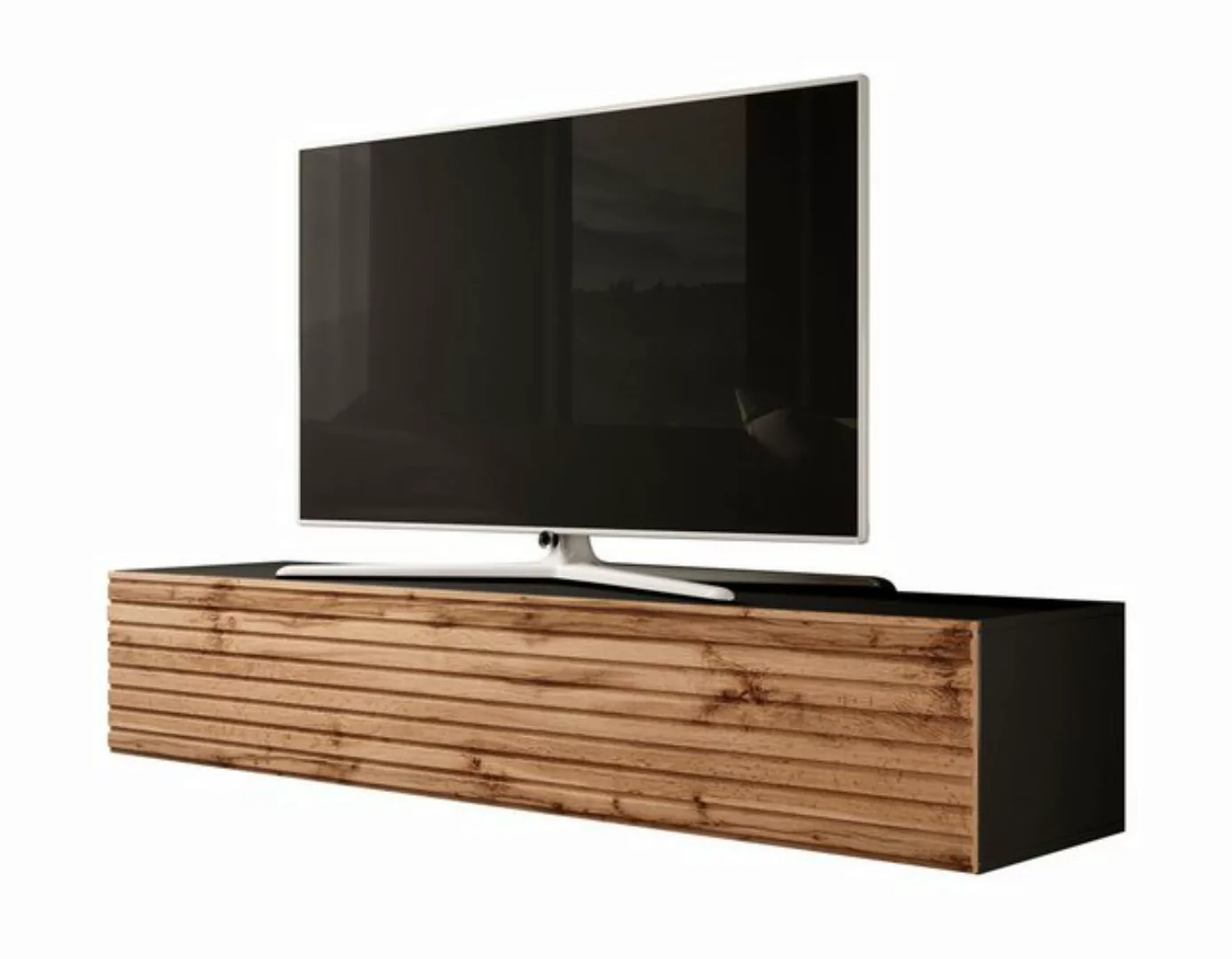 Furnix TV-Schrank JANITA-160 Fernsehschrank mit Lamellenfront TV-Hängeschra günstig online kaufen