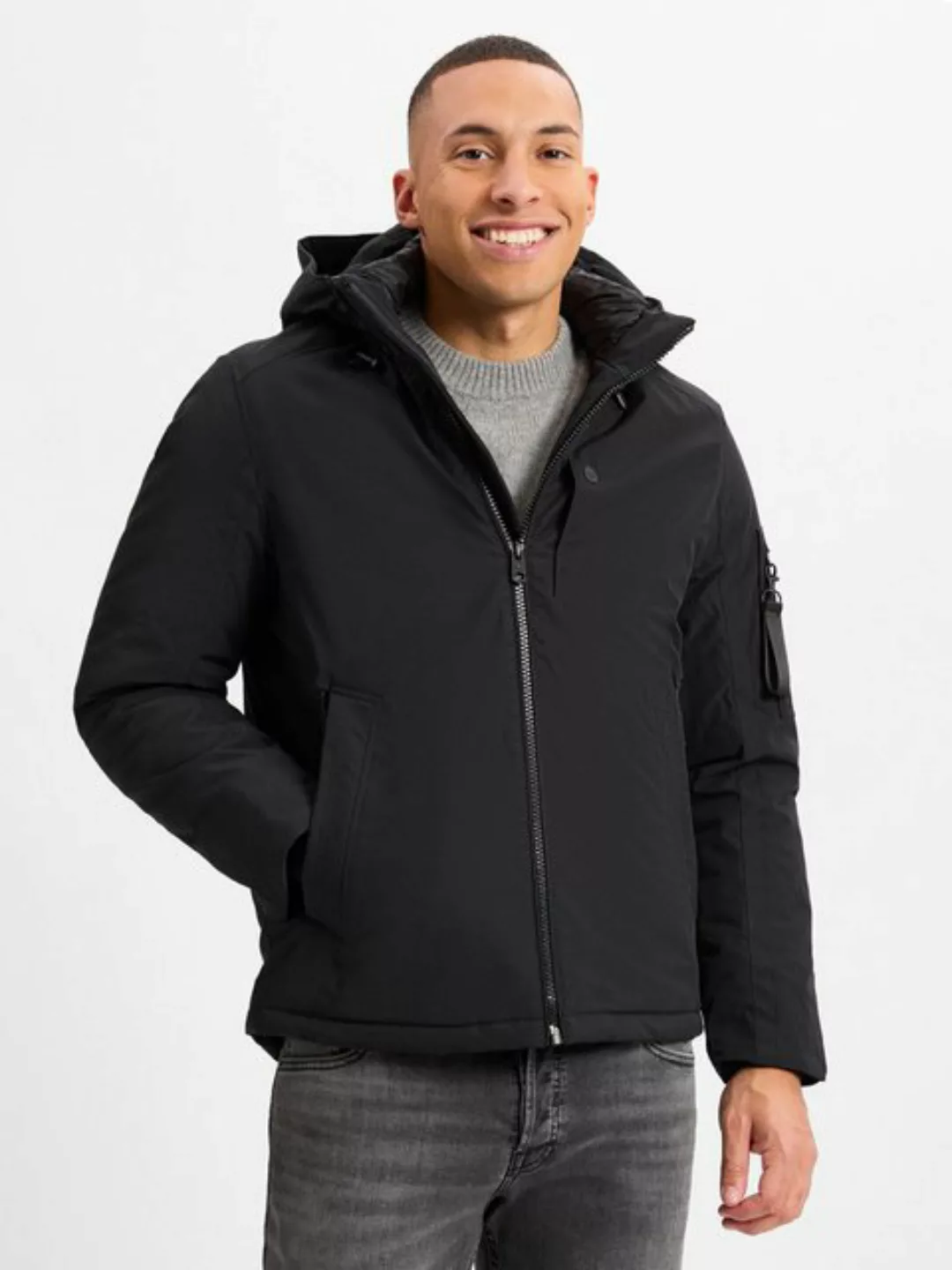 TOM TAILOR Outdoorjacke Jacke mit abnehmbarer Kapuze günstig online kaufen