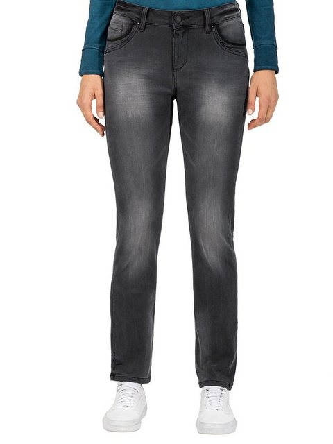TIMEZONE Damen Jeans TahilaTZ Womenshape - Slim Fit - Schwarz Faded Black W günstig online kaufen