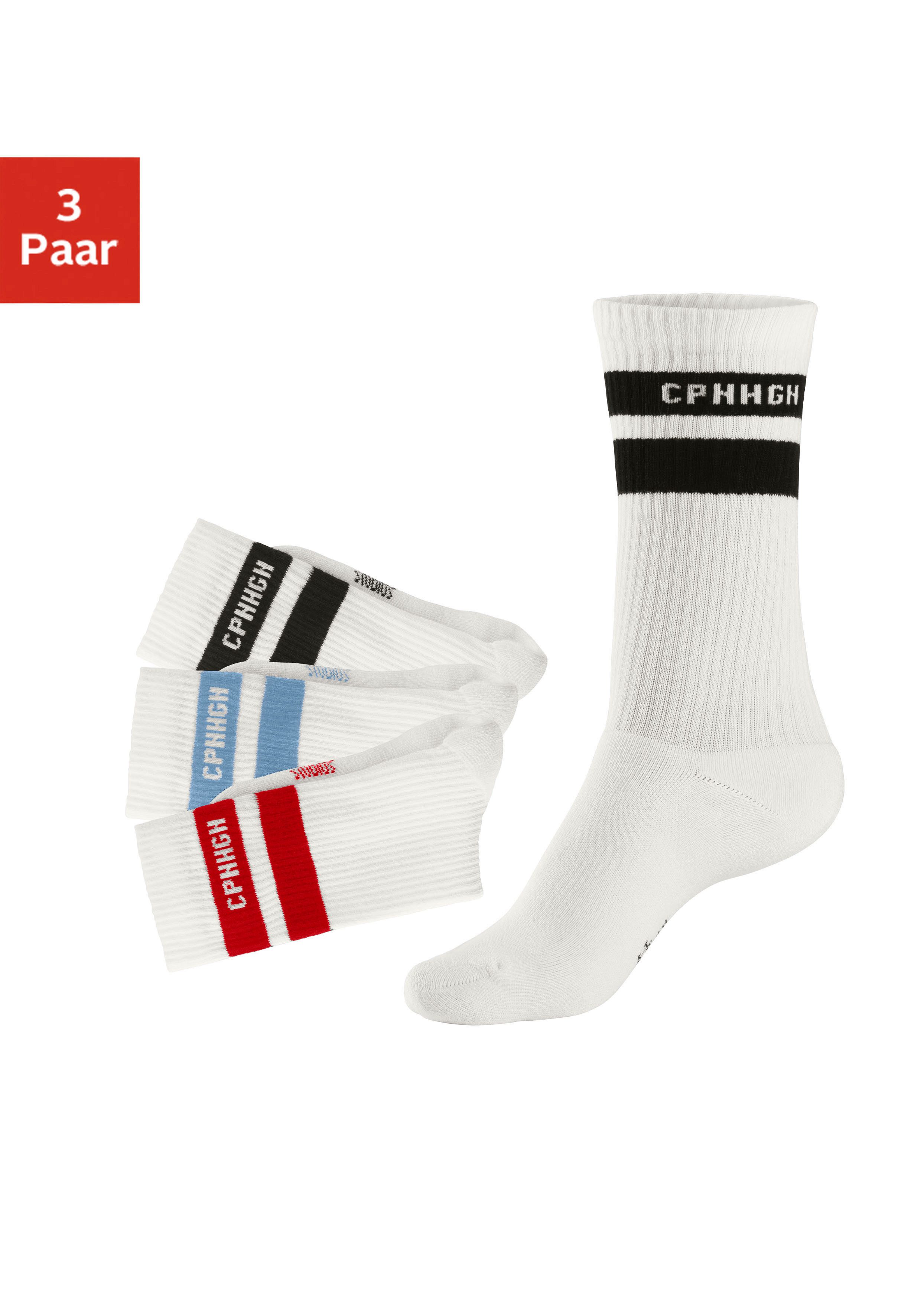 Copenhagen Studios Tennissocken (Packung, 3-Paar) mit günstig online kaufen