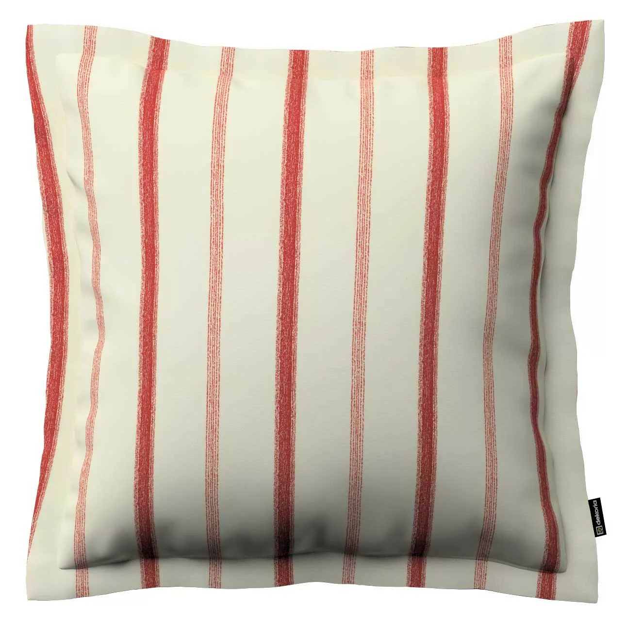 Kissenhülle Mona mit Stehsaum, creme- rot gestreift, 45 x 45 cm, Avinon (12 günstig online kaufen