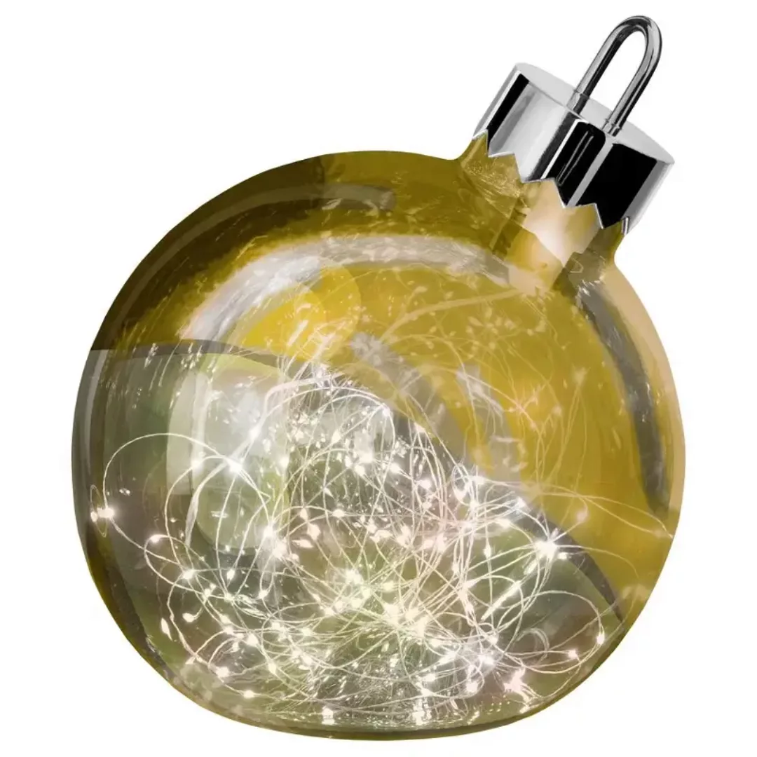 LED Dekoleuchte Ornament in Gold 300 mm günstig online kaufen