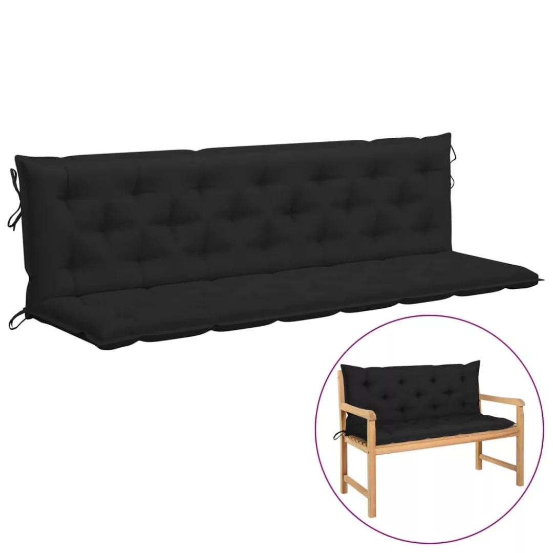 Auflage Für Hollywoodschaukel Schwarz 200 Cm Stoff günstig online kaufen