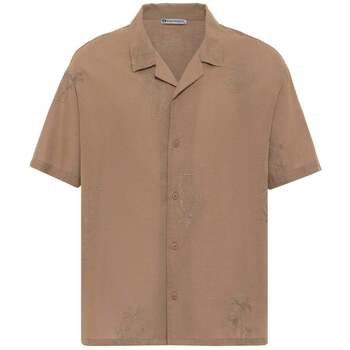 Dandalo  Hemdbluse Dave Oversize Lapel Collar Short Sleeve Shirt günstig online kaufen