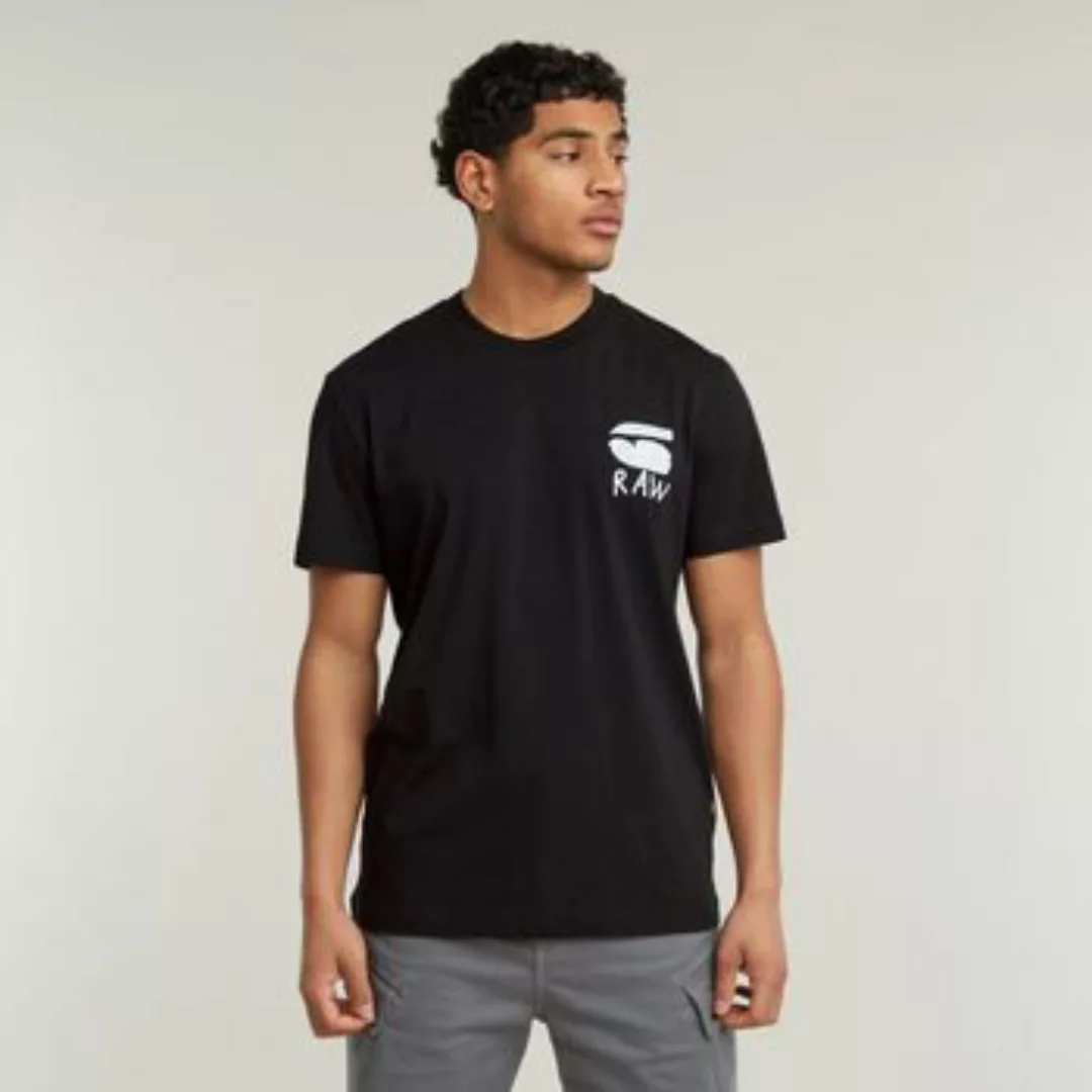 G-Star Raw  T-Shirts & Poloshirts D25700-336 BURGER BACK-6484 BLACK günstig online kaufen