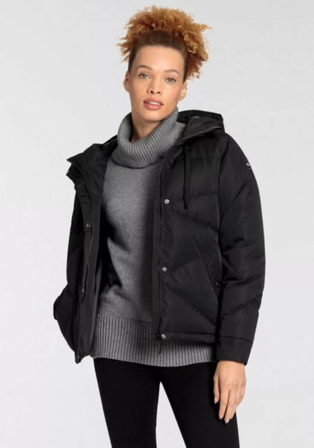 Polarino Daunenjacke im Oversize-Fit, atmungsaktiv, wasserabweisend & isoli günstig online kaufen