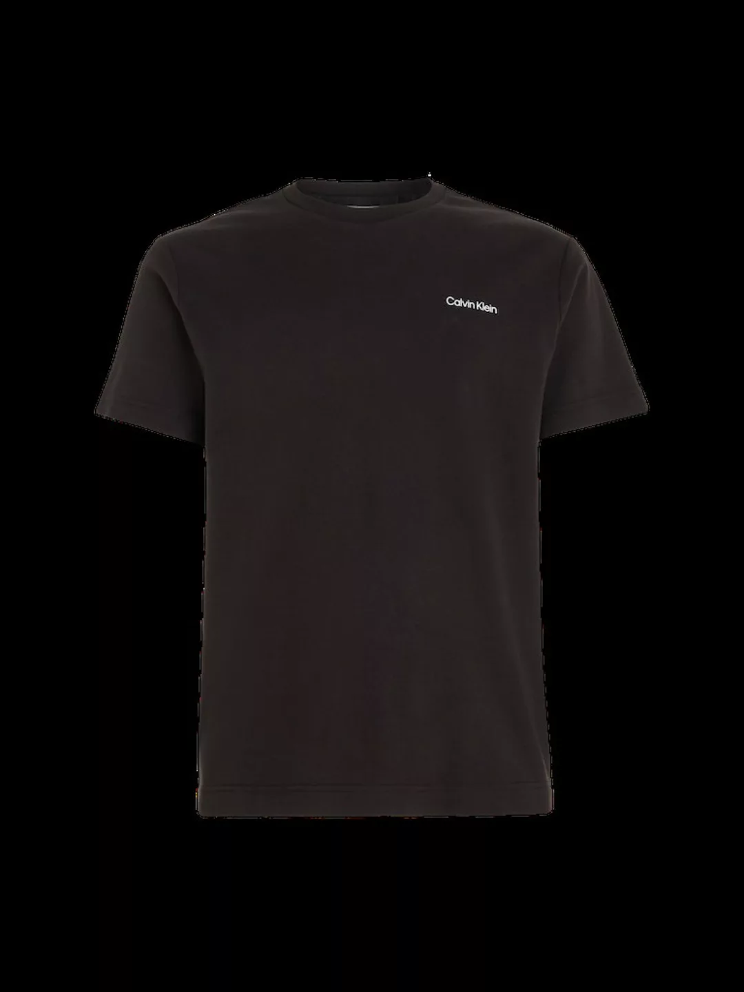 Calvin Klein T-Shirt Micro Logo aus dickem Winterjersey günstig online kaufen