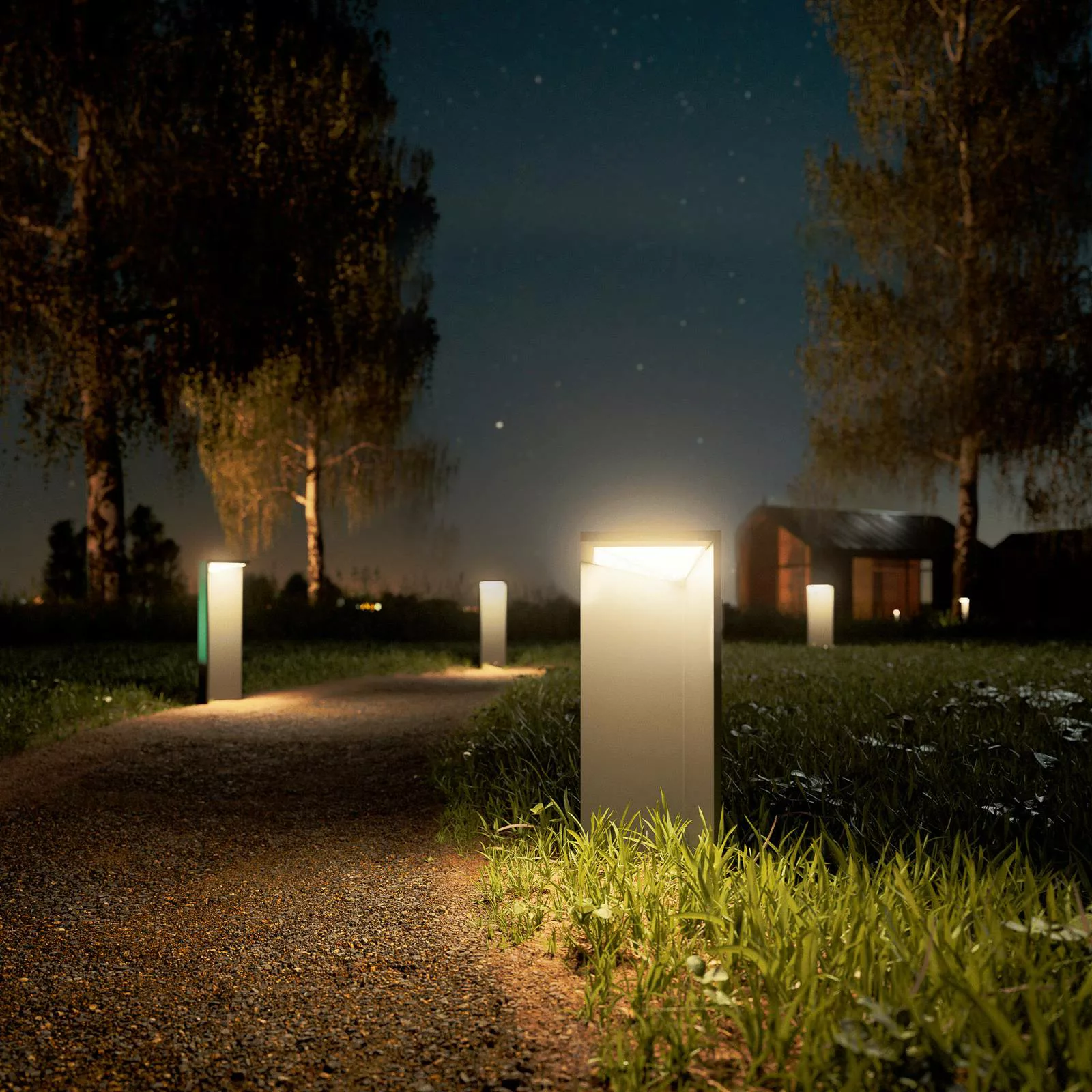 LED-Akku-Solarleuchte Nusolar anthrazit, Höhe 34cm günstig online kaufen