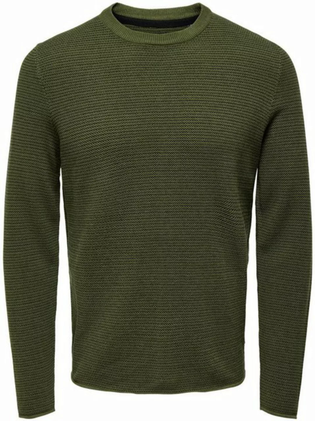 ONLY & SONS Rundhalspullover ONSNIGUEL 12 STRIPE CREW KNIT günstig online kaufen