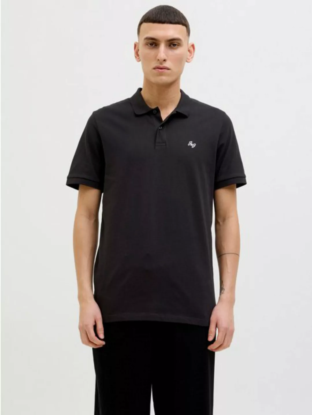 Jack & Jones Poloshirt JJEJERSEY LOGO POLO SS SN mit Logo Stickerei günstig online kaufen